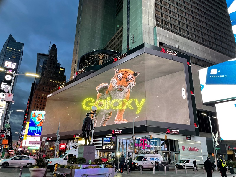 Samsung ilumina la oscuridad en ciudades de todo el mundo en preparación para el Unpacked 2022