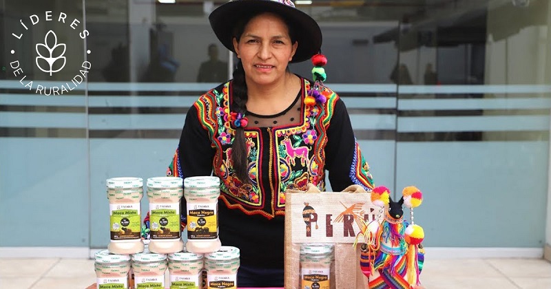 Haydée Anccasi, impulsora de la maca peruana, cultivo milenario de excepcionales cualidades nutricionales, es distinguida por el IICA como “Líder de la Ruralidad”