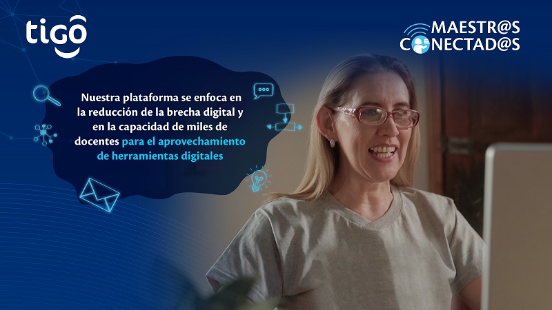 Tigo Nicaragua presenta su nueva plataforma web “Maestr@s Conectad@s”