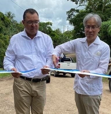 Embajador de Japón inaugura proyecto comunitario en San Pedro de Lóvago, Chontales
