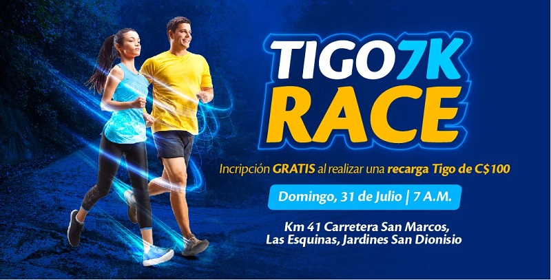 Tigo Nicaragua te invita a vivir una gran aventura en el Tigo 7K Race 2022