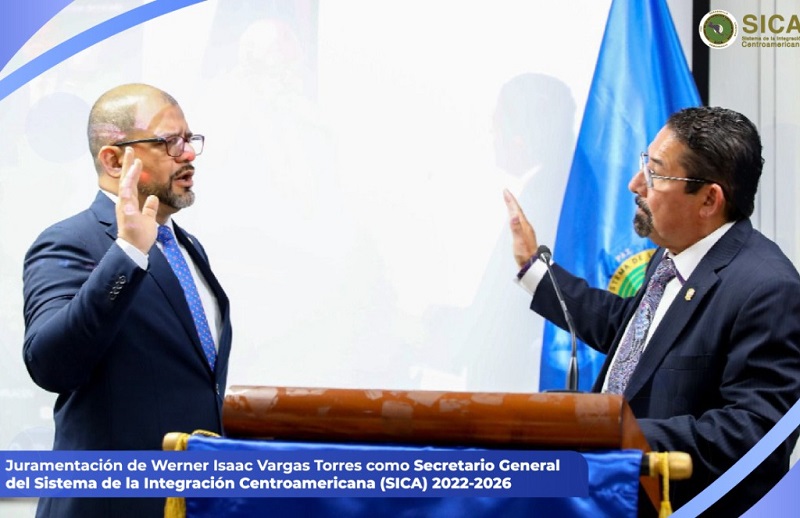 Parlamento Centroamericano juramenta al Secretario General del SICA, Werner Isaac Vargas Torres