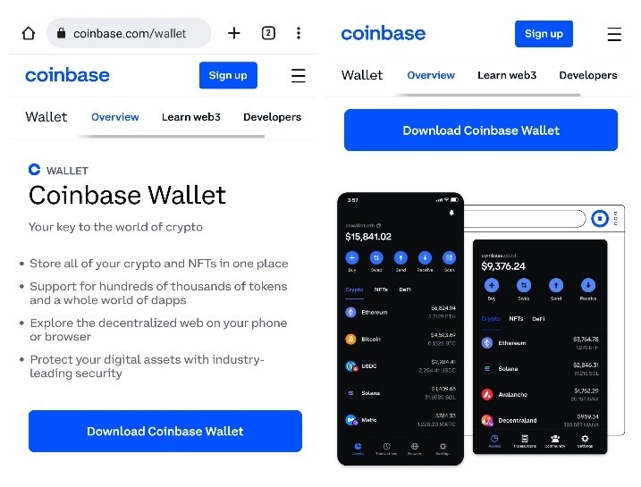 Falsa APP de Coinbase busca robar frase semilla de billeteras