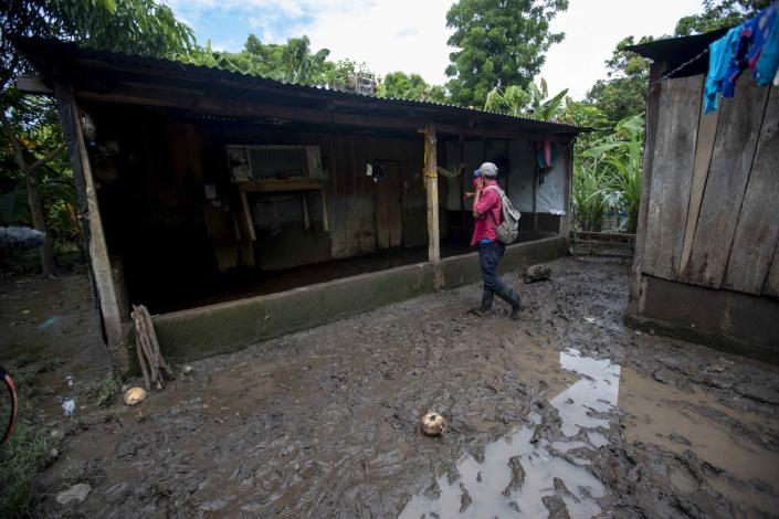 Casi 350 viviendas afectadas por las lluvias en la capital de Nicaragua
