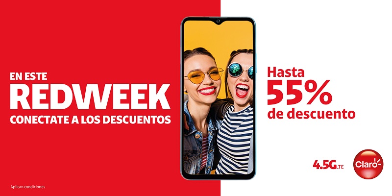Conectate a los descuentos con el Red Week de Claro