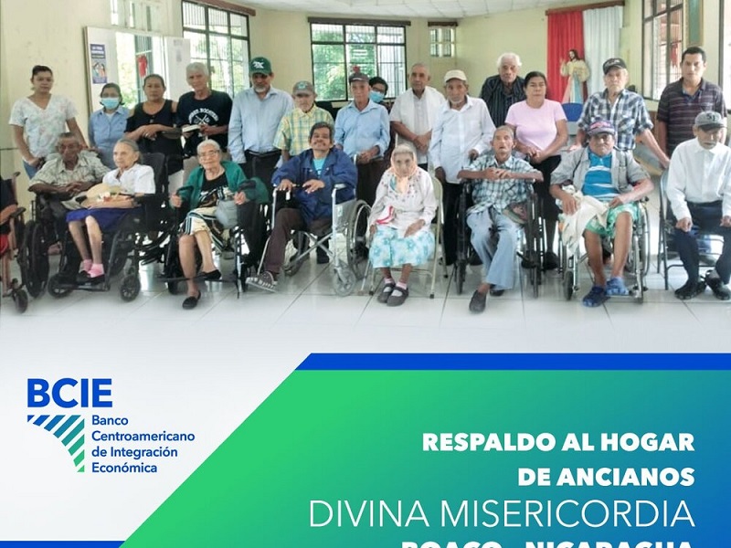 En beneficio de 40 adultos mayores nicaragüenses, Hogar de Ancianos Divina Misericordia mejorará su seguridad con el apoyo del BCIE