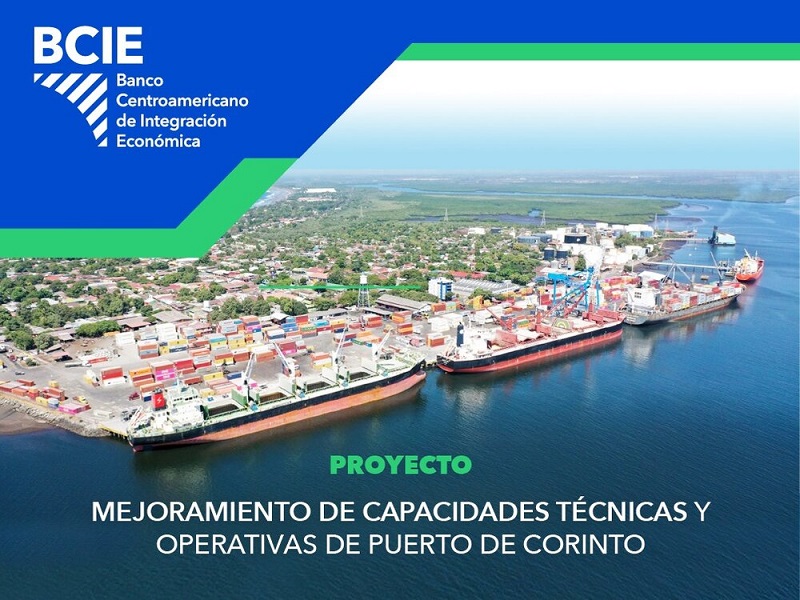 En Nicaragua avanzan las obras para la modernización de Puerto Corinto, con el respaldo del BCIE