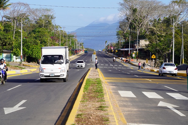 Con el apoyo del BCIE, más de 218 mil nicaragüenses son beneficiados con ampliación de carretera al sur del país