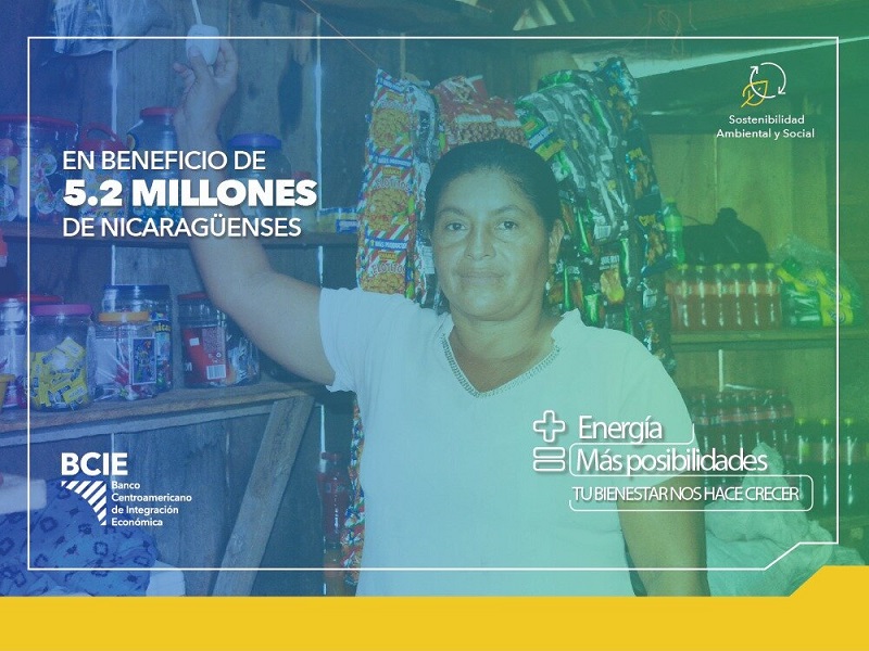 En beneficio de más de 5 millones de nicaragüenses, el BCIE respalda el desarrollo energético del país