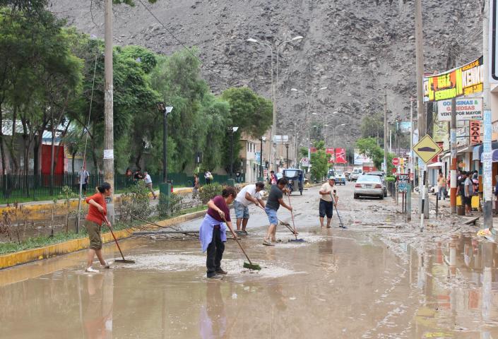 Las lluvias en Perú dejaron a casi 13.000 personas damnificadas en 2023