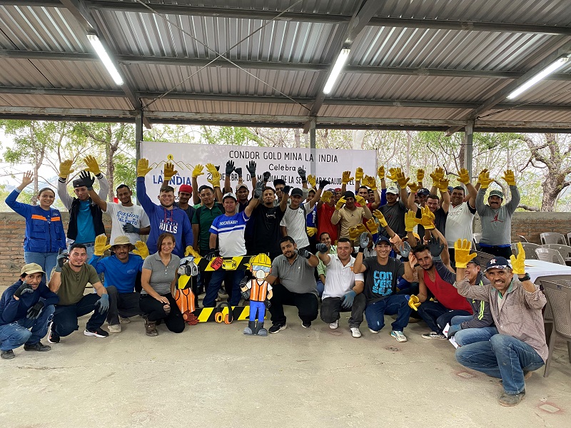 Condor Gold promueve un entorno laboral seguro y saludable en distrito minero La India