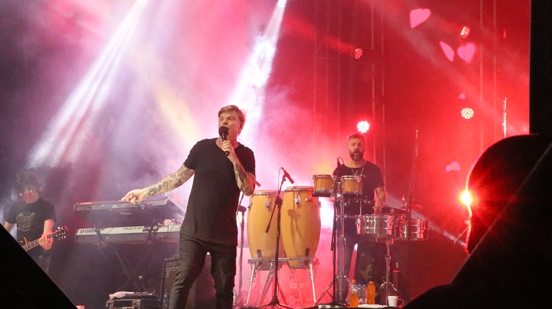 Los nicaragüenses disfrutaron de un concierto de rock