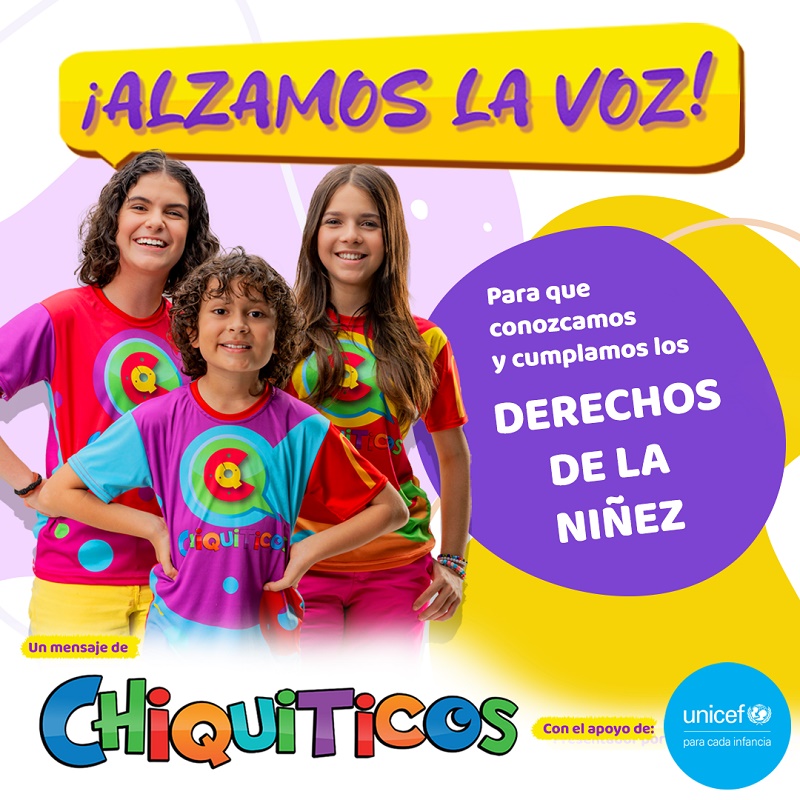 CHIQUITICOS presenta su canción y campaña “ALZAMOS LA VOZ”
