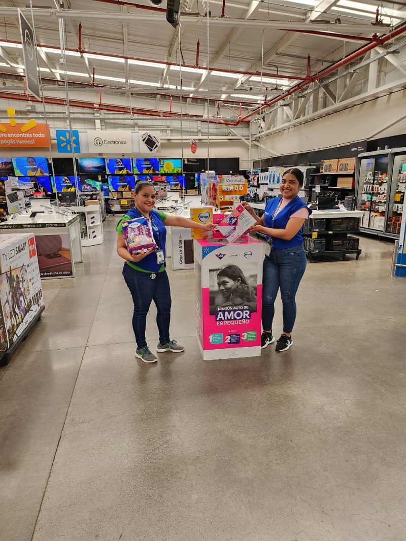 Walmart y Essity se unen para ayudar a Bancos de Alimentos de la región