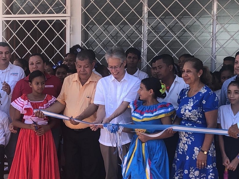 Escuela El Progreso en Muelle de los Bueyes ampliada y mejorada gracias a Japón