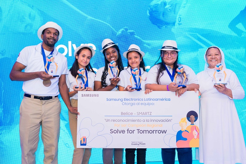 Estudiantes de Belice ganan el programa regional Samsung Solve for Tomorrow 2023