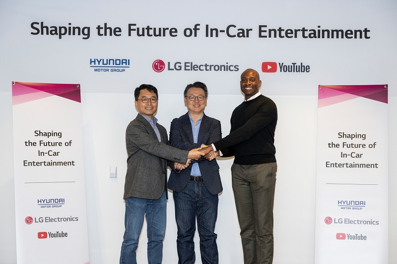 LG brindará su plataforma de contenido automotriz a la marca de lujo Génesis del Grupo Hyundai Motor