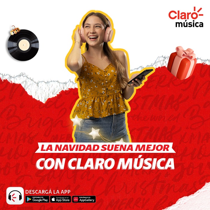 Disfrutá de grandes éxitos con Claro Música