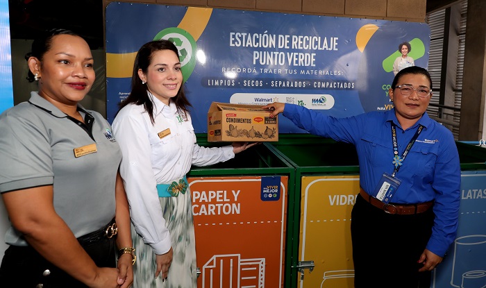 Walmart y Nestlé abren las dos primeras estaciones de reciclaje en Nicaragua