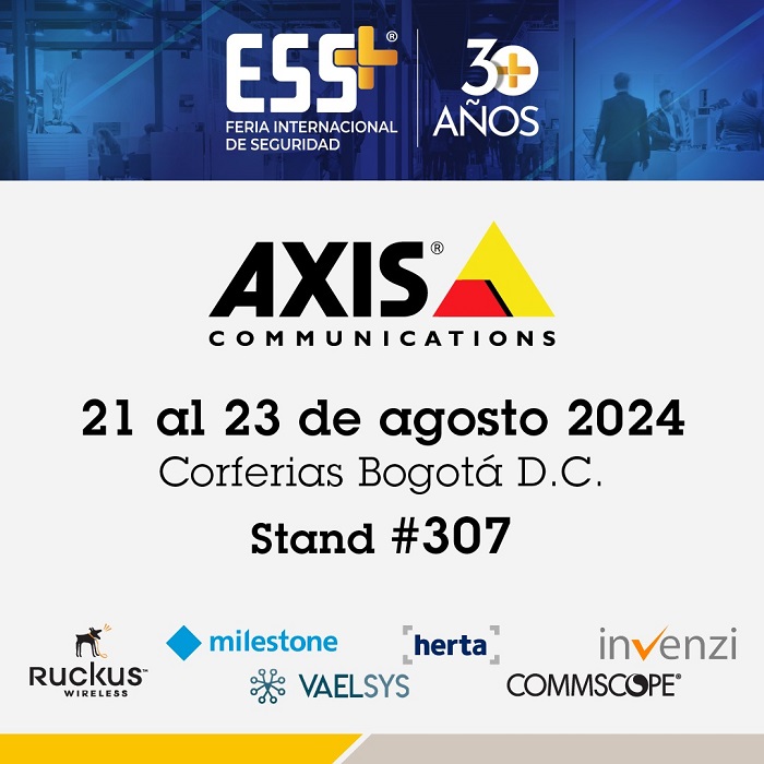 Axis Communications apuesta por Colombia y sectores prioritarios en la Feria Internacional de Seguridad 2024