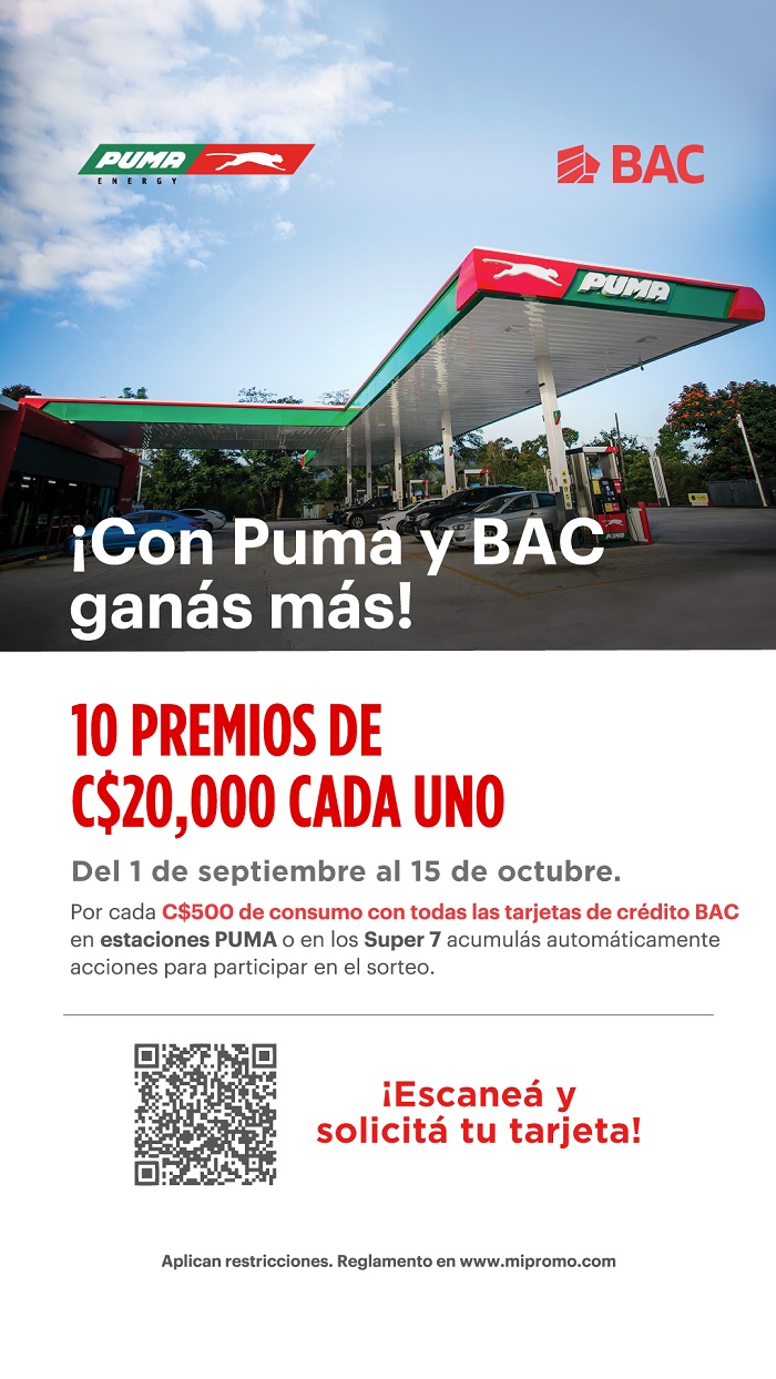 ¡Con Puma y BAC ganás más!