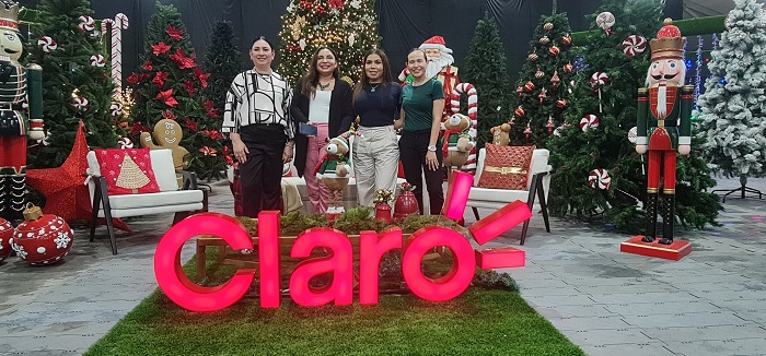 Claro Nicaragua presente en Feria Navideña 2024