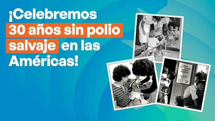 La OPS celebra 30 años sin poliomielitis salvaje en las Américas