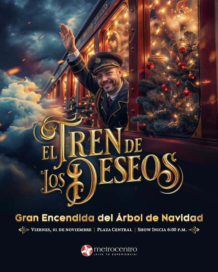 ¡Llega el Tren de los Deseos a Metrocentro!