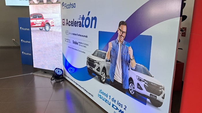 Banco Ficohsa lanza “El Aceleratón” con dos camionetas Isuzu Dmax 2025 como premio