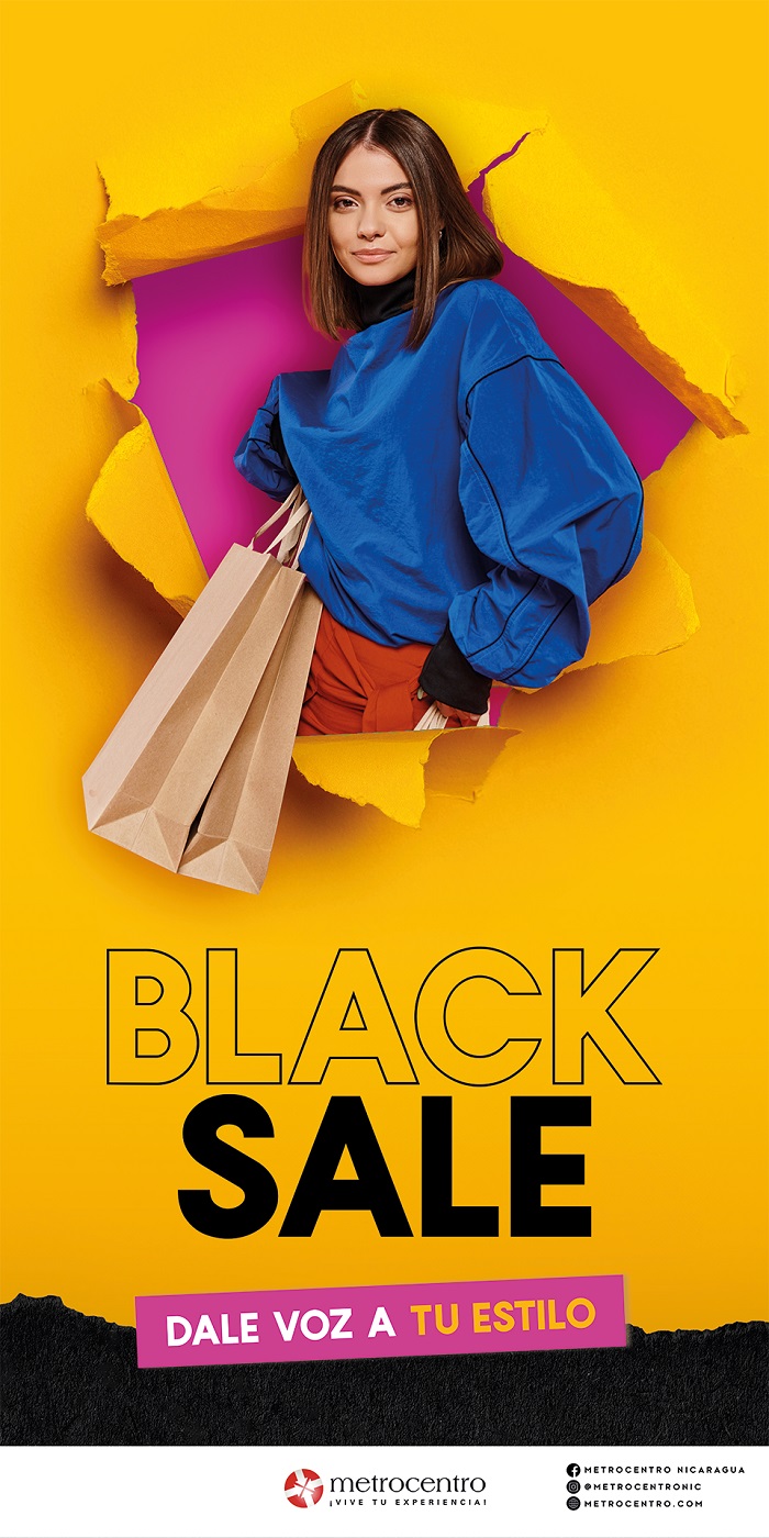 ¡Dale una voz a tu estilo con el Black Sale de Metrocentro!