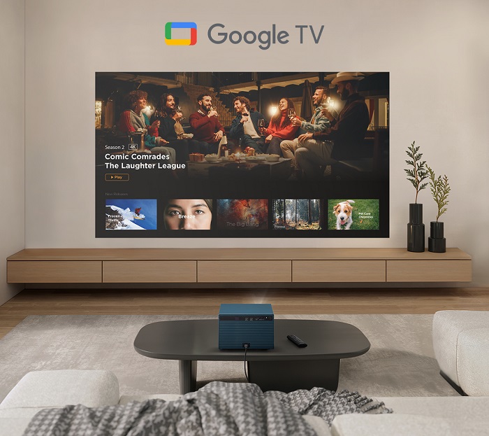 ViewSonic presenta el proyector LED inteligente LX60HD con Google TV integrado