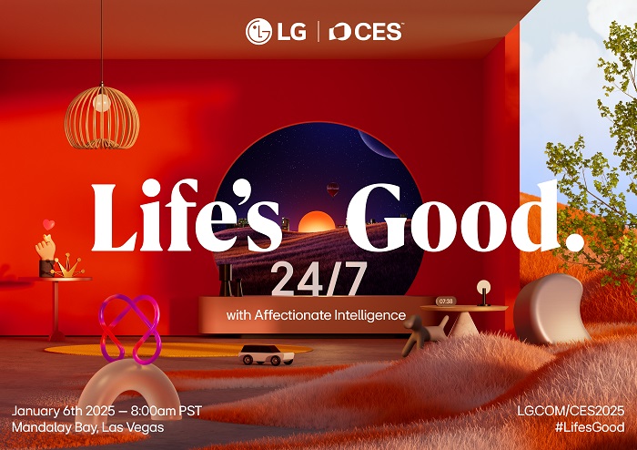 LG mostrará su campaña “Life’s Good 24/7 con inteligencia afectiva’ en el CES 2025
