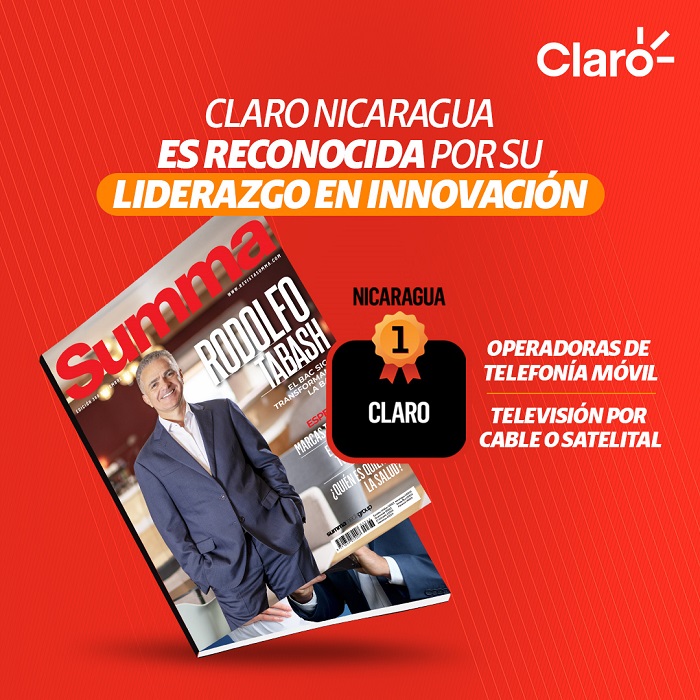 Claro Nicaragua reconocida por su liderazgo en innovación