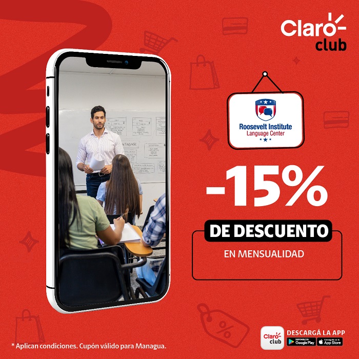 Claro Club y Roosevelt Institute: 15% de descuento en tu educación