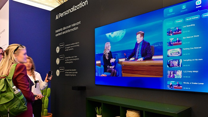 Samsung presentó una nueva visión para pantallas en el evento First Look del CES 2025