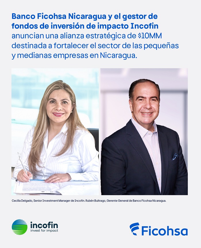 Incofin invierte en Banco Ficohsa Nicaragua para acelerar el liderazgo de las mujeres en los negocios