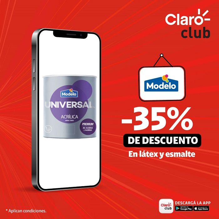Pinturas Modelo y Claro Club te ayudan a renovar tus espacios