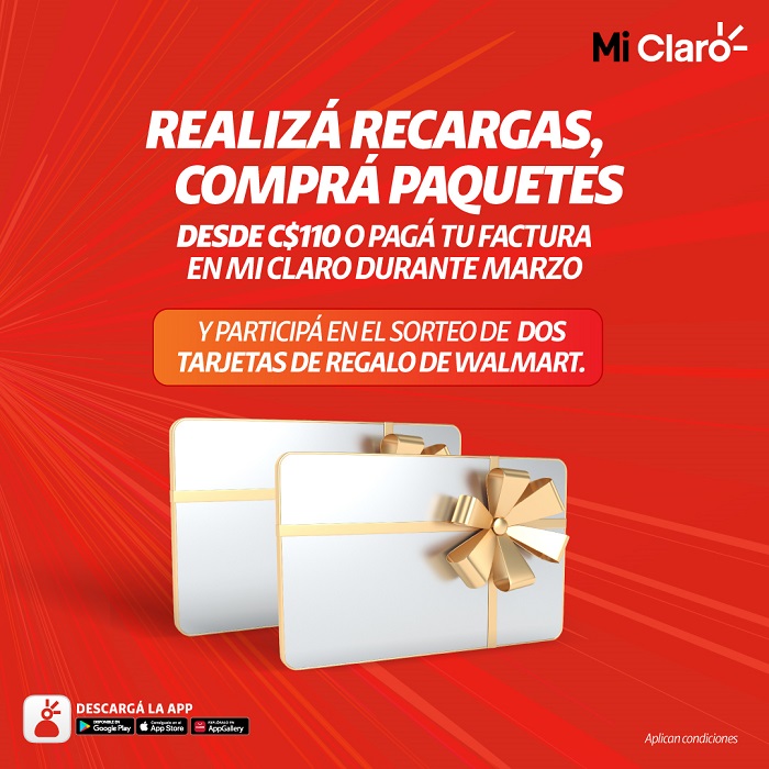 Ganá usando Mi Claro