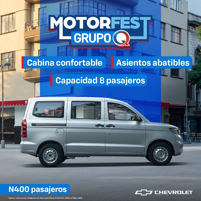 Chevrolet N400 Pasajeros: comodidad y seguridad para tu familia o equipo de trabajo