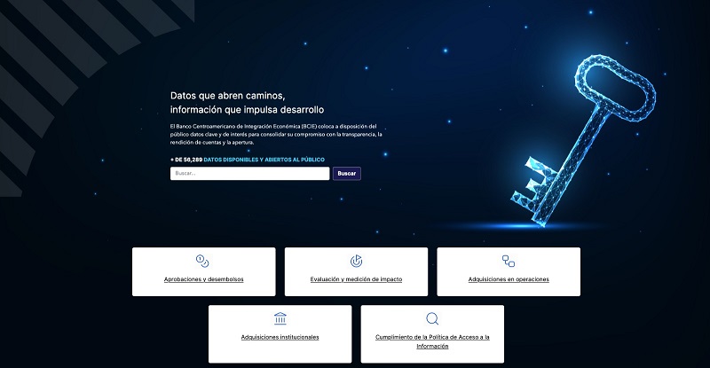 BCIE lanza su nueva plataforma de datos abiertos y presenta concurso para periodistas e investigadores
