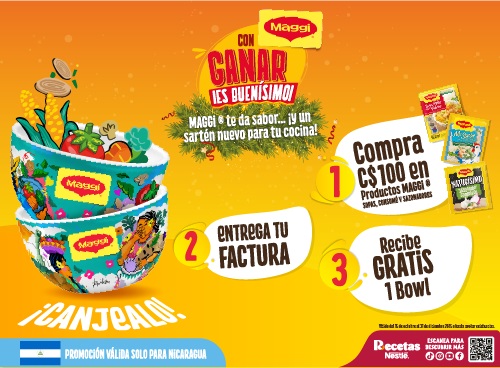 La promoción ¡Con Maggi, ganar es buenísimo! llega a los supermercados con sartenes y tazones para premiar a los consumidores