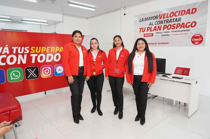 Claro Nicaragua inaugura nuevo Centro de Atención al Cliente en Plaza Cali