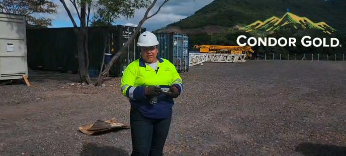Katia Sánchez, un ejemplo de formación comunitaria de Condor Gold