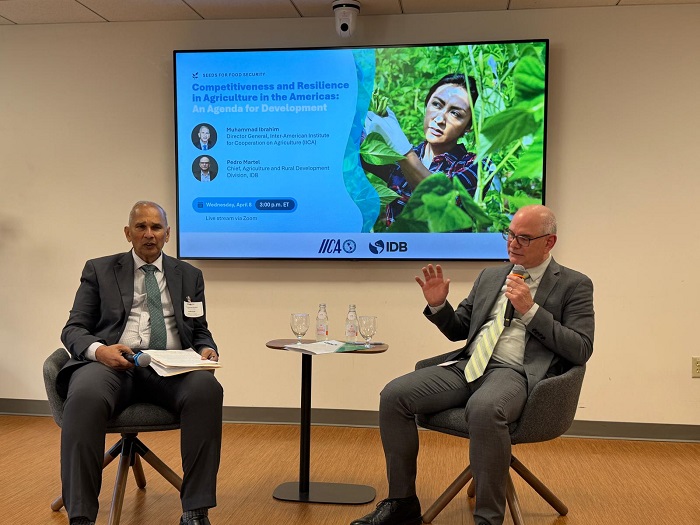 En sede del BID en Washington, Director General del IICA afirmó que agricultura de las Américas es crucial para seguridad alimentaria, energética y ambiental del planeta