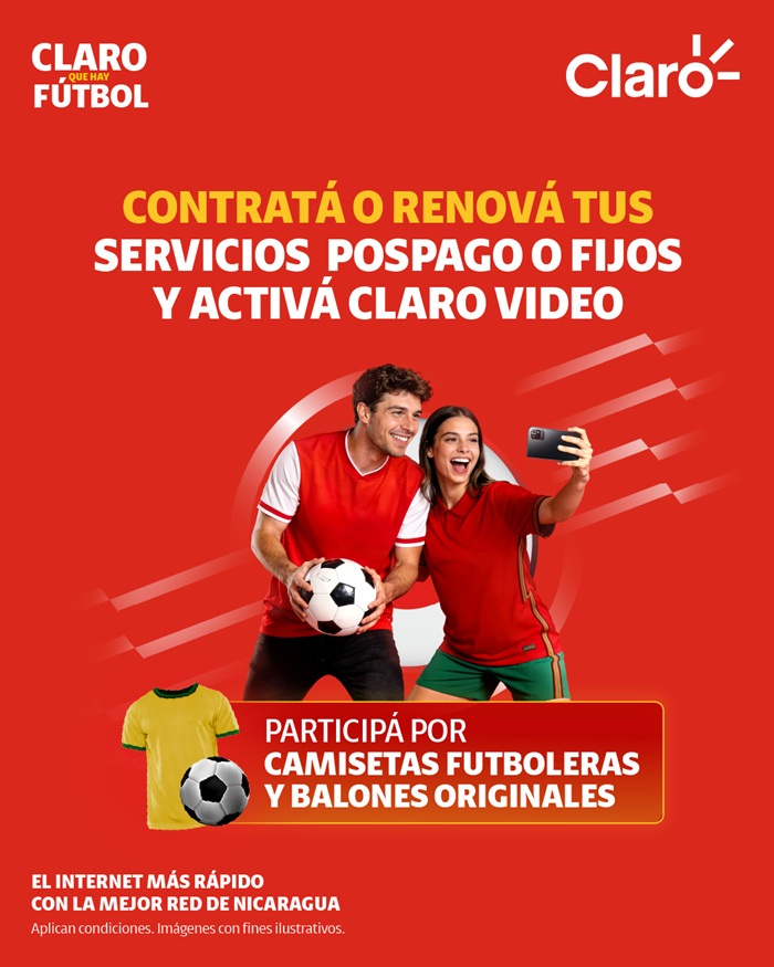La fiesta del gol se vive con Claro Video y Televida